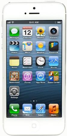 Смартфон Apple iPhone 5 64Gb White & Silver - Шумерля