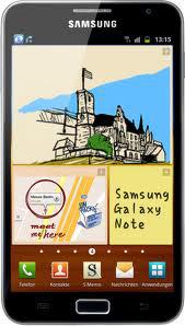 Смартфон Samsung Galaxy Note GT-N7000 Blue - Шумерля