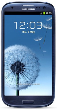 Смартфон Samsung Galaxy S3 GT-I9300 16Gb Pebble blue - Шумерля